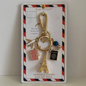 ☀️True to Form Gold Eiffel Tower Key Ring